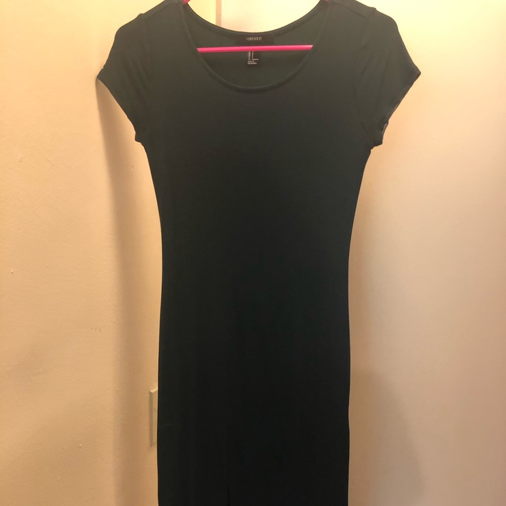 Forever 21 Hunter Green Midi Dress S